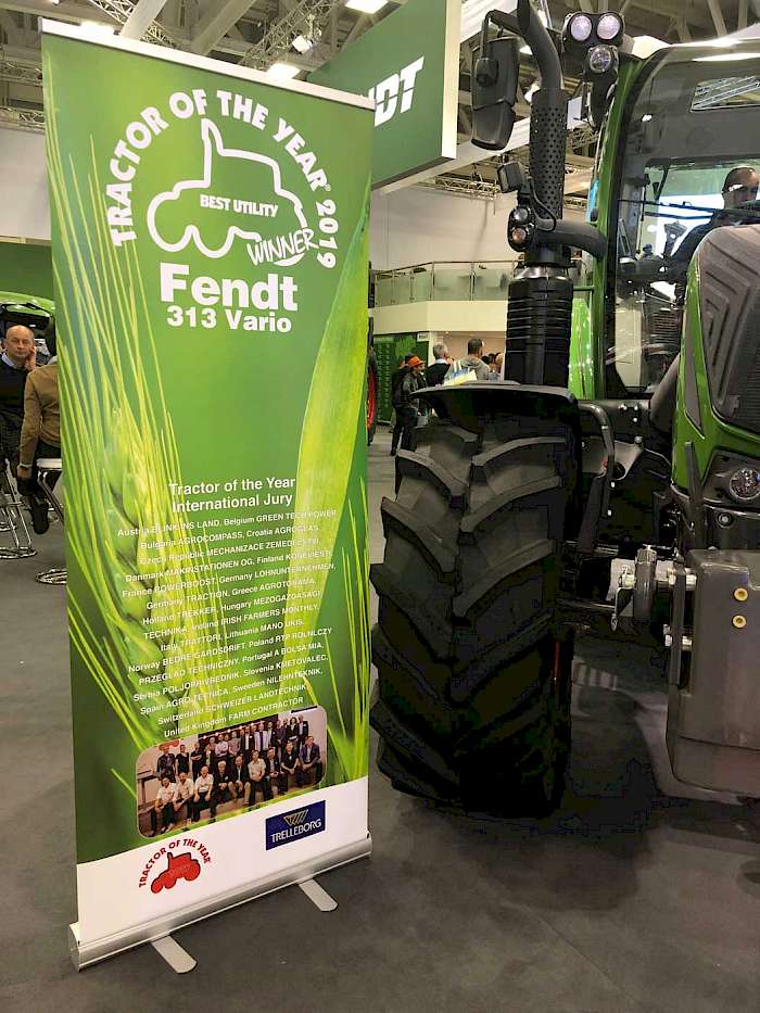 TOTA 2019: Gewinner des Best Utility ist Fendt 313 Vario