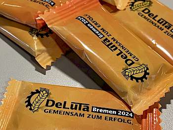 Lecker - die DeLuTa-Schokolade.
