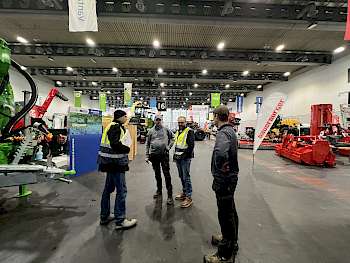 Das Orga-Team der Halle 6 im Gespräch.